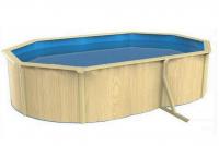 Морозоустойчивый бассейн PoolMagic Wood овальный 4.9x3.6x1.3 м